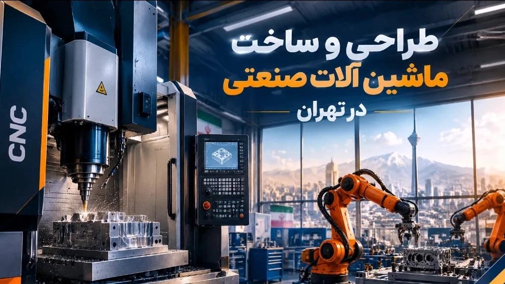 طراحی و ساخت ماشین آلات صنعتی در تهران